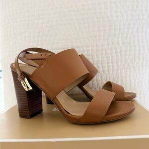 MICHAEL Michael Kors Tan Block Heel Sandals